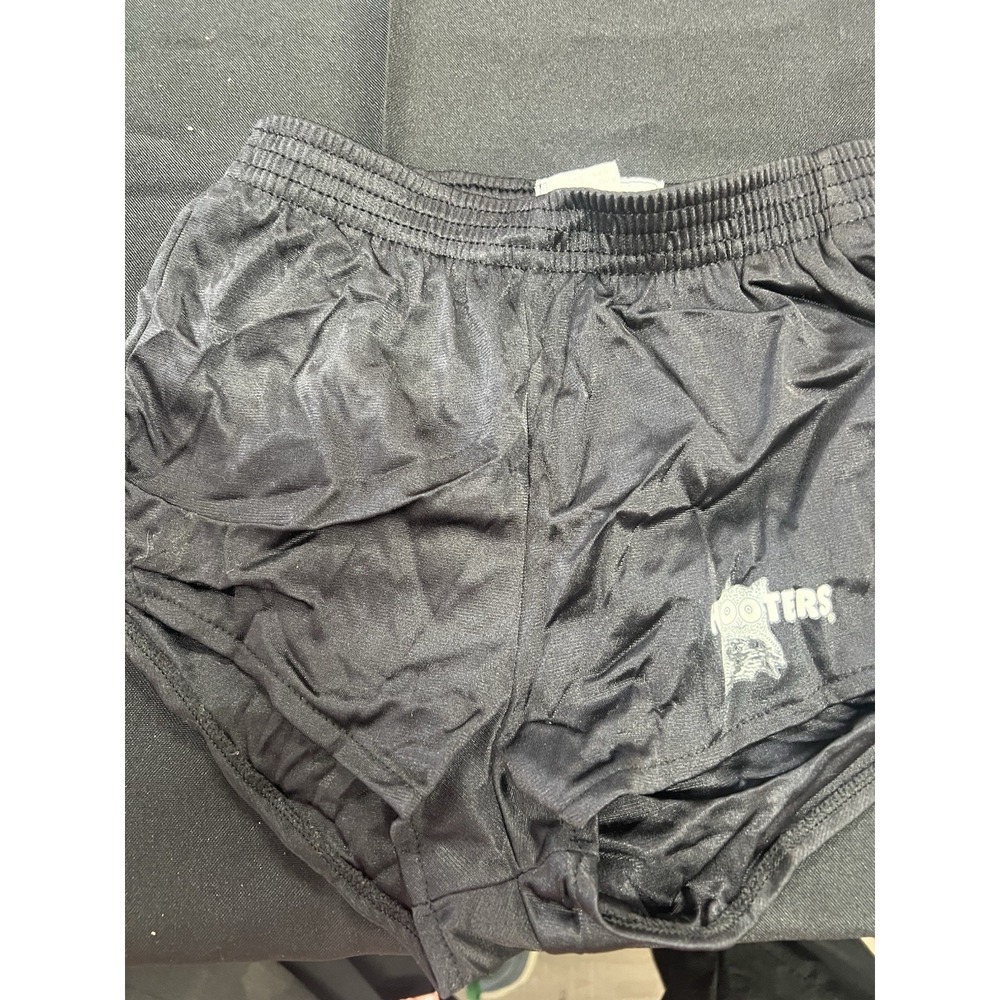 Hooters Girls Uniform Shorts Womens XX Small Black Mini Booty Shorts Stretch